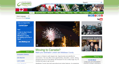 Desktop Screenshot of immigration.middlesex.ca