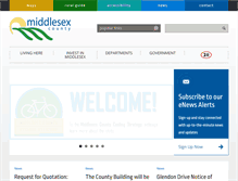Tablet Screenshot of middlesex.ca